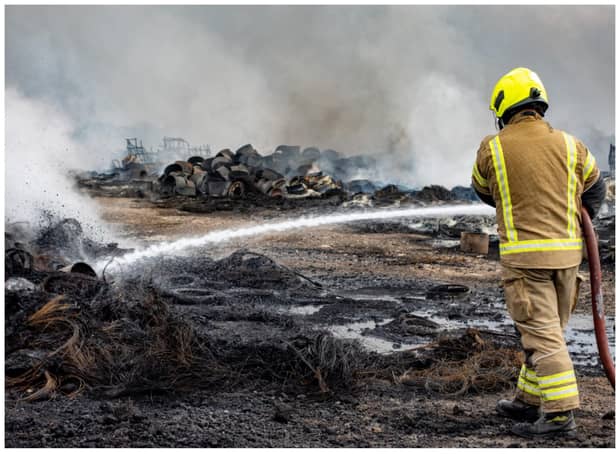 Fire crews are still tackling the huge blaze at Ranskill, more than 72 hours after it started.