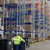 Picture of inside Victoria Plum's distribution centre in Doncaster.