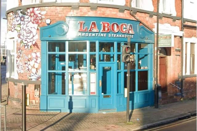 The trio fled La Boca, skipping a £160 bill.