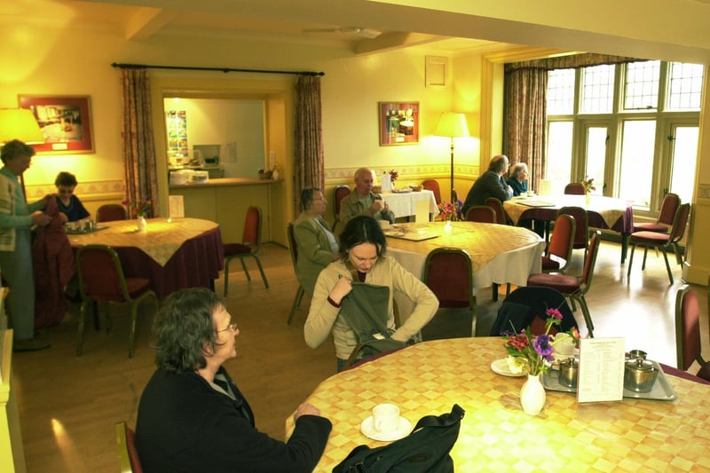 Whirlow Hall Cafe, Whirlow Brook Park, Sheffield., pictured in 2003