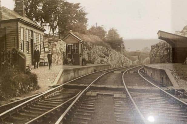 The platform formed the Sprotbrough station on the Hull and Barnsley Railway. The passenger service ended in 1903 but the station retained freight services until 1963 and the line was in use to serve Denaby Main Colliery until 1968.