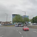 The Cleveland Street roundabout where it was proposed the digital billboard would have been placed