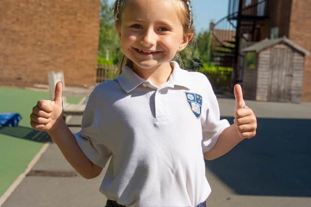 One of Hill House school's pupil gives her backing to being back at school