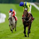 Joe Fanning riding Subjectivist easily to victory in The Ladbrokes March Stakes at Goodwood Racecourse. Photo by Alan Crowhurst/Getty Images