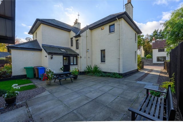 Driveway and side of property.