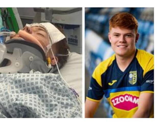 Footballer Sam Kitchen suffered life-changing injuries in a devastating accident.