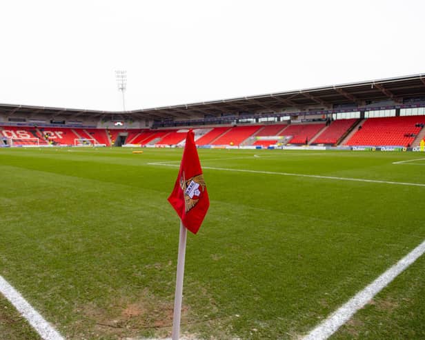 The incident took place after Rovers' last home game, against Port Vale, earlier this month.