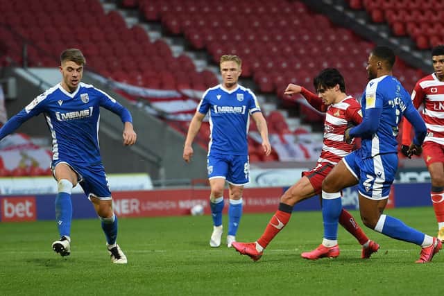 Reece James fires Rovers ahead. Picture: Howard Roe/AHPIX
