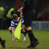 A dejected Ben Close and Jack Senior after the final whistle.