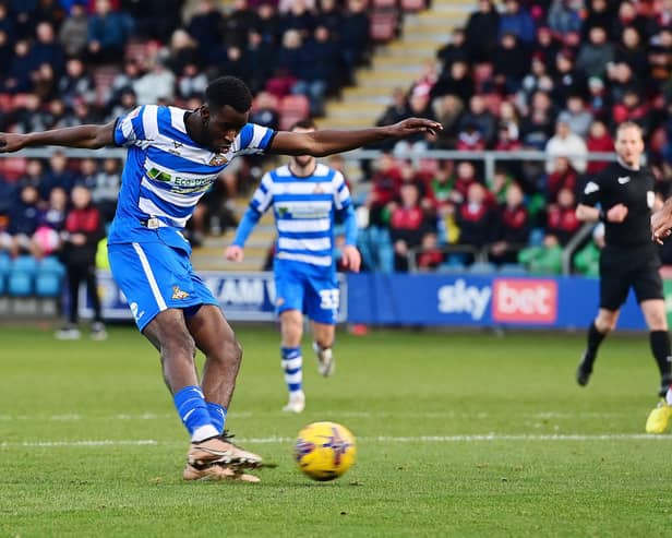 Mo Faal opens the scoring.