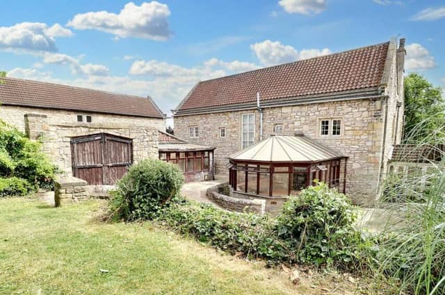 View of The Manor House, Cusworth, from its garden.