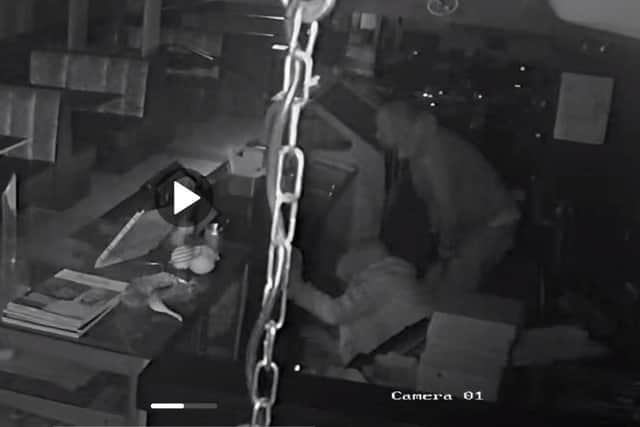 Poppadoms and Cream has issued CCTV footage of a break in at its premises.