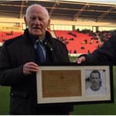 Doncaster Rovers legend Laurie Sheffield.