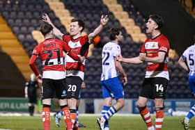 Doncaster Rovers are on the cusp of confirming a place in the League Two play-offs. (Picture Howard Roe/AHPIX LTD).