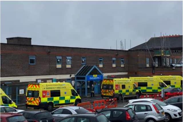 Hospital bosses in Doncaster say they had a 'busy weekend'