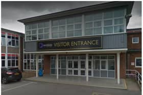 Pupils staged a protest at Outwood Danum Academy.