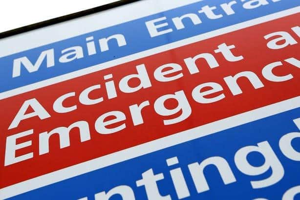 More people turned up to A&E than last year