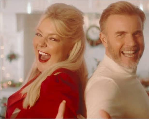 Sheridan Smith and Gary Barlow have teamed up for a festive song.