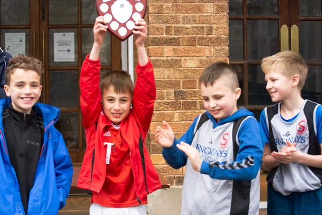 Saltersgate Junior School – winners of the U9 boys’ event.