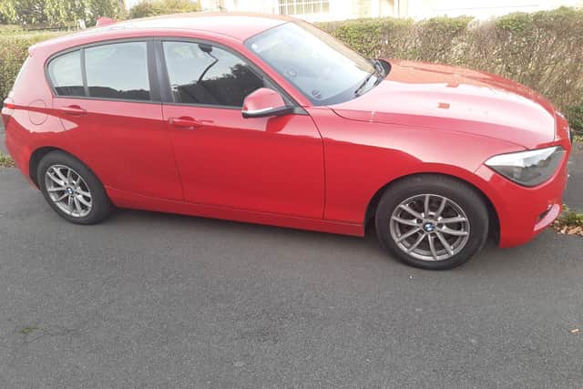 This car was also stolen from the Hatfield area.