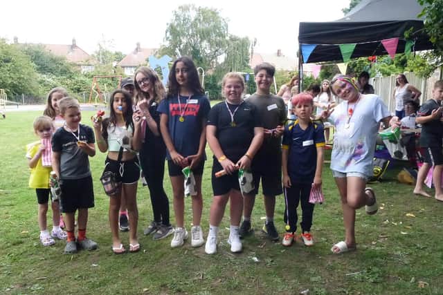 Youngsters in Clay Lane enjoyed a feast of fun and games.