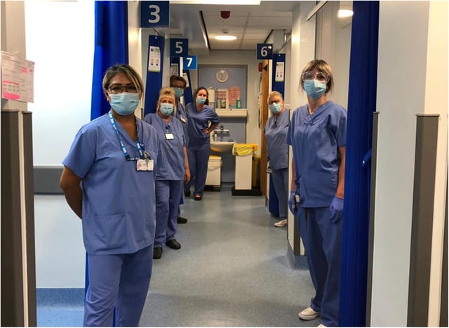 Doncaster hospitals are treating just over 30 coronavirus patients.