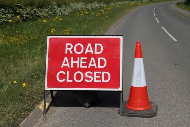 There are eight road closures to look out for