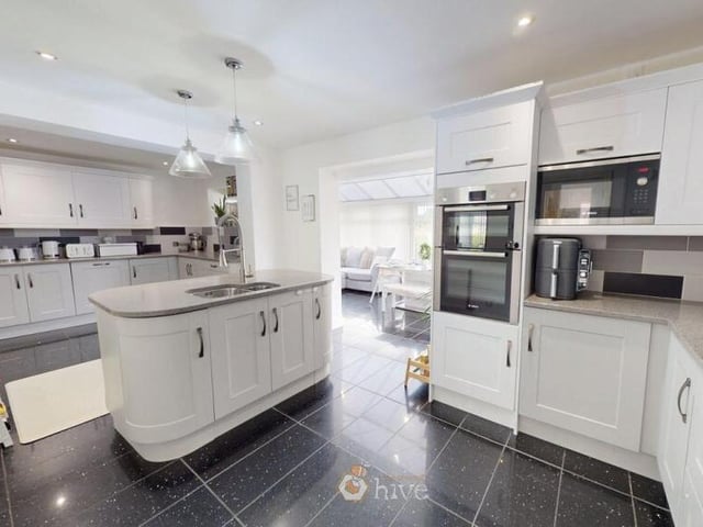 The modern breakfast kitchen.
