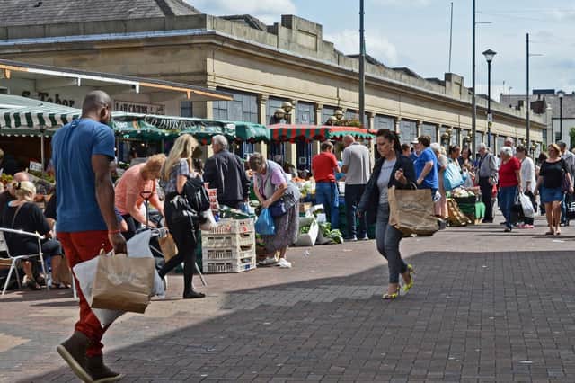 Doncaster Market Place, Doncaster. Picture: Marie Caley