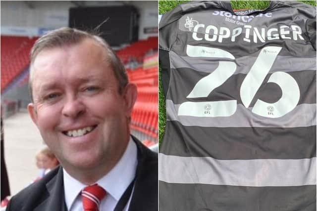 James Coppinger is raffling his final shirt in memory of Richard Bailey.