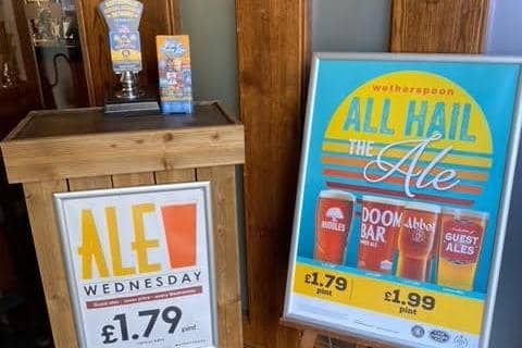 All hail the ale as Doncaster Wetherspoons offers pints for under £2.