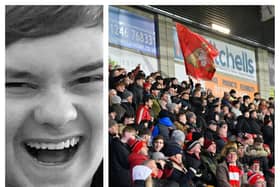 Doncaster Rovers fans paid tribute to Harvey Willgoose with a minute's applause.