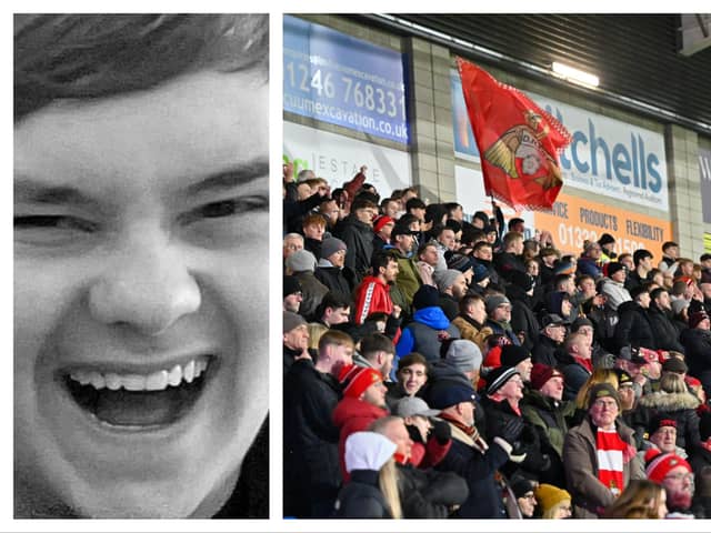 Doncaster Rovers fans paid tribute to Harvey Willgoose with a minute's applause.