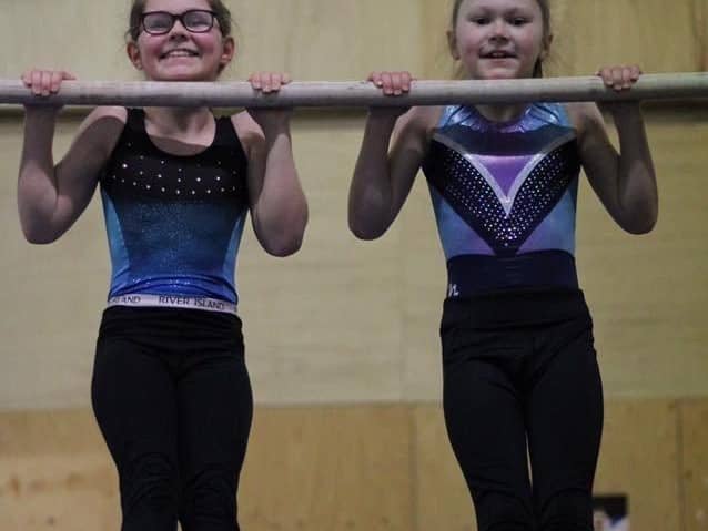 Gymnasts from Elmfield Gymnastics Club 