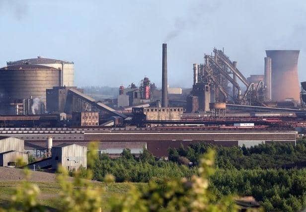 The Scunthorpe plant.