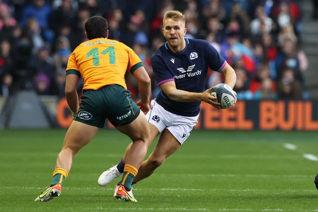 A welcome return for the Gloucester centre who showed up well in defence and attack. 7