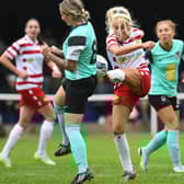 Sophie Scargill in action for Belles. Picture: Liam Ford/AHPIX LTD