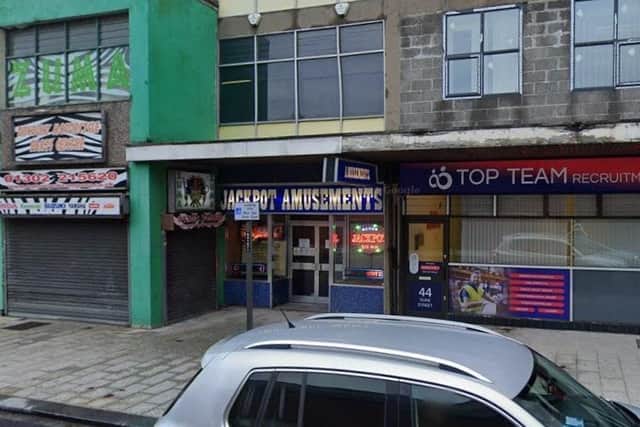 Plans to convert former Doncaster city centre gambling arcade into flats approved.
