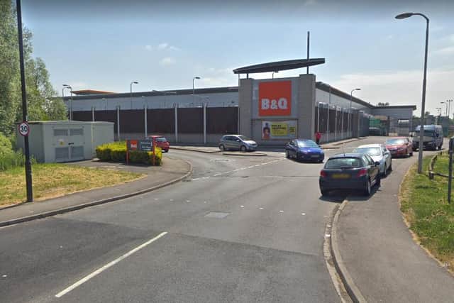 B&Q, White Rose way, Doncaster. Picture: Google