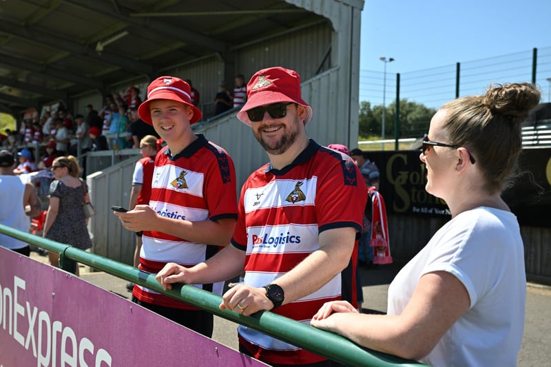 Doncaster Rovers eased to a big pre-season win at Stamford on 12th July.