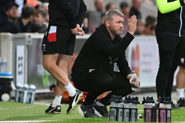 Doncaster Rovers boss Grant McCann.