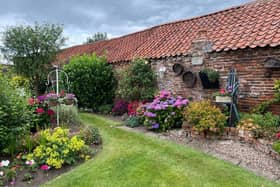A stunning farmyard garden.