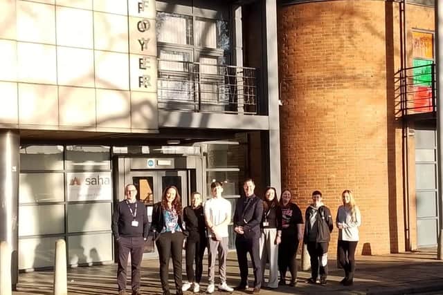 Lee Pitcher MP visits The Foyer and Doncaster Housing for Young People.