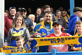 Dons fans pictured at last year's play-off final.