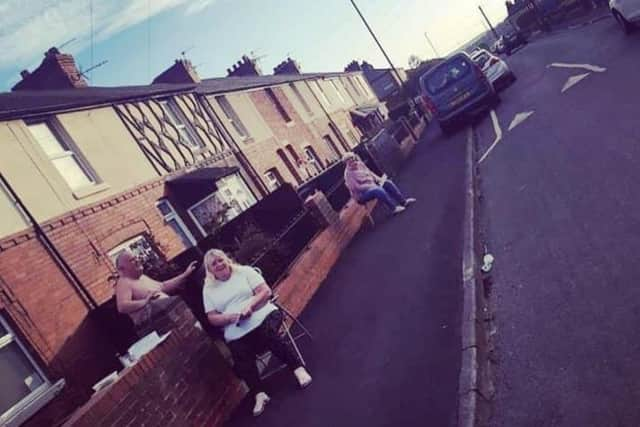 Players taking  part in the bingo at Manor Road and Green Lane, Askern