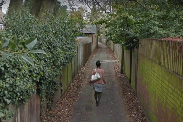 This alley will see metal gates installed in order to combat crime