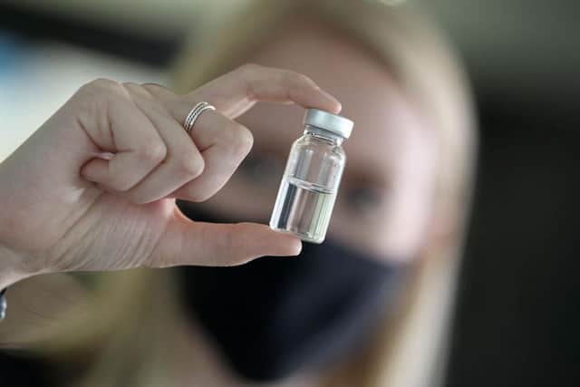 Vaccines are due to be administered in South Yorkshire from next week. (Photo by DANIEL ROLAND/AFP via Getty Images)