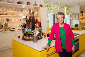 Omega ambassador Prue Leith presents new cooking show from her kitchen made in Doncaster.