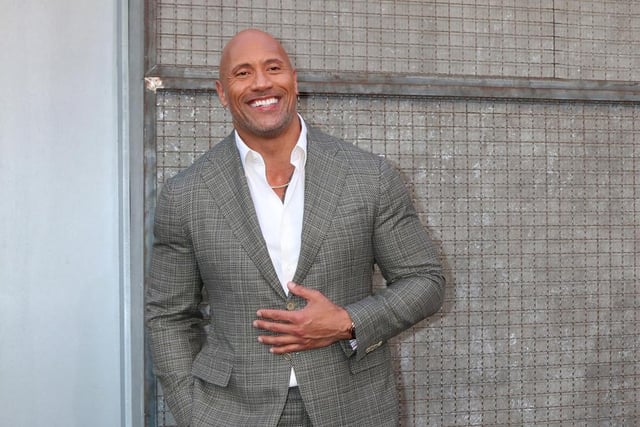 Dwayne "the Rock" Johnson has been named the highest-paid male actor for a second year in a row. He reportedly earned $87.5m (£67m) between 1 June 2019 and 1 June 2020. This includes 23.5m USD for the Netflix thriller Red Notice (Photo: Shutterstock)