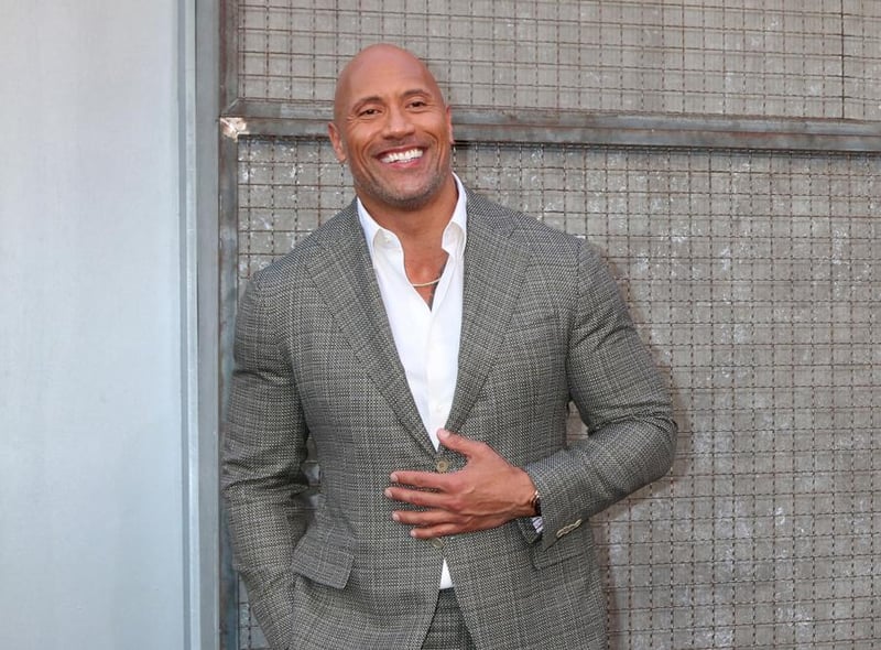 Dwayne "the Rock" Johnson has been named the highest-paid male actor for a second year in a row. He reportedly earned $87.5m (£67m) between 1 June 2019 and 1 June 2020. This includes 23.5m USD for the Netflix thriller Red Notice (Photo: Shutterstock)